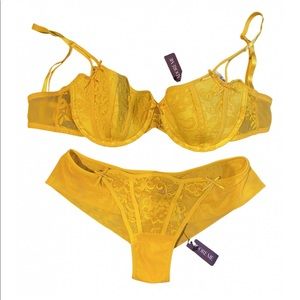 AdoreMe Push Up Bra And Panty Set